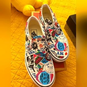 Vans slip on retro sneakers